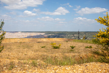 Open pit Hambach lignite mine