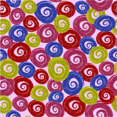 Nice colorful seamless pattern, vector illustration for background, wallpaper, wrapping paper and textile