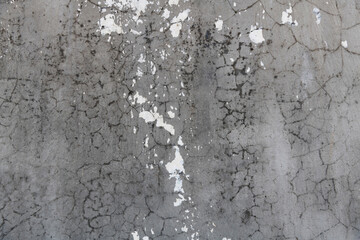 Background of the cement wall peeled off