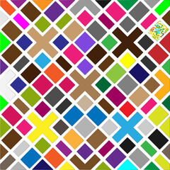 Vector background with colorful pattern. Abstract background. Perfect for fashion, textile design, cute themed fabric, on wall paper, wrapping paper and home decor.