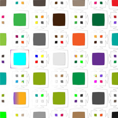 Vector background with colorful pattern. Abstract background. Perfect for fashion, textile design, cute themed fabric, on wall paper, wrapping paper and home decor.