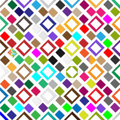 Vector background with colorful pattern. Abstract background. Perfect for fashion, textile design, cute themed fabric, on wall paper, wrapping paper and home decor.