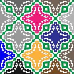 Vector background with colorful pattern. Abstract background. Perfect for fashion, textile design, cute themed fabric, on wall paper, wrapping paper and home decor.