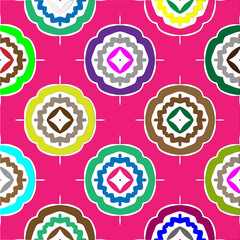 Vector background with colorful pattern. Abstract background. Perfect for fashion, textile design, cute themed fabric, on wall paper, wrapping paper and home decor.