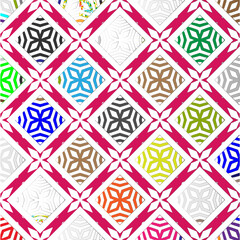 Vector background with colorful pattern. Abstract background. Perfect for fashion, textile design, cute themed fabric, on wall paper, wrapping paper and home decor.