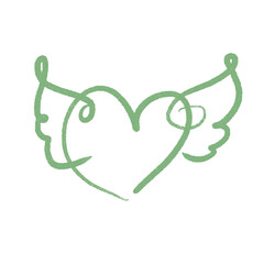 Obraz premium Hand drawn hearts, minimal hearts for planners.