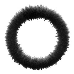 black splatter circle crystallize ,black zen circle  png