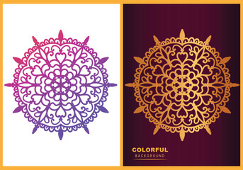 Luxury mandala vector with abstract ethnic elegant background design for invitation card, print, banner , wedding card, wallpaper etc.