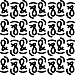 line doodle seamless pattern. Creative minimalist style art background  trendy design with basic shapes. Simple scribble backdrop.