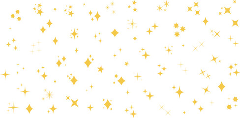 シンプルな星・キラキラのアイコンセット　　simple shining icon set