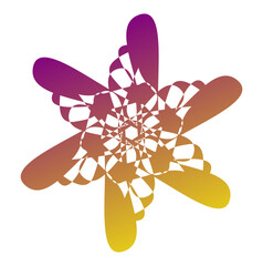 abstract Mandala flower illustration Design