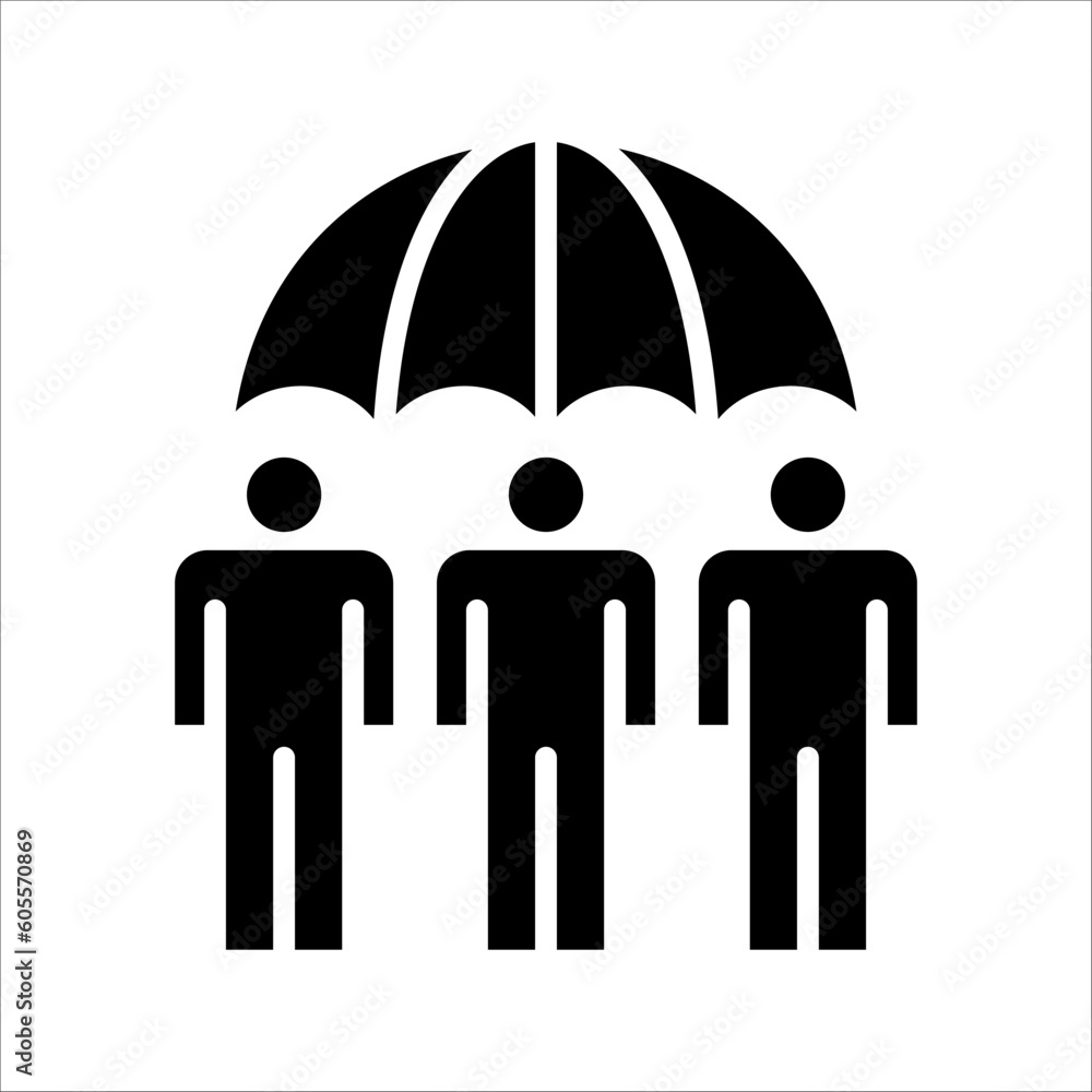 Poster solid vector icon for workplace safety which can be used various design projects.