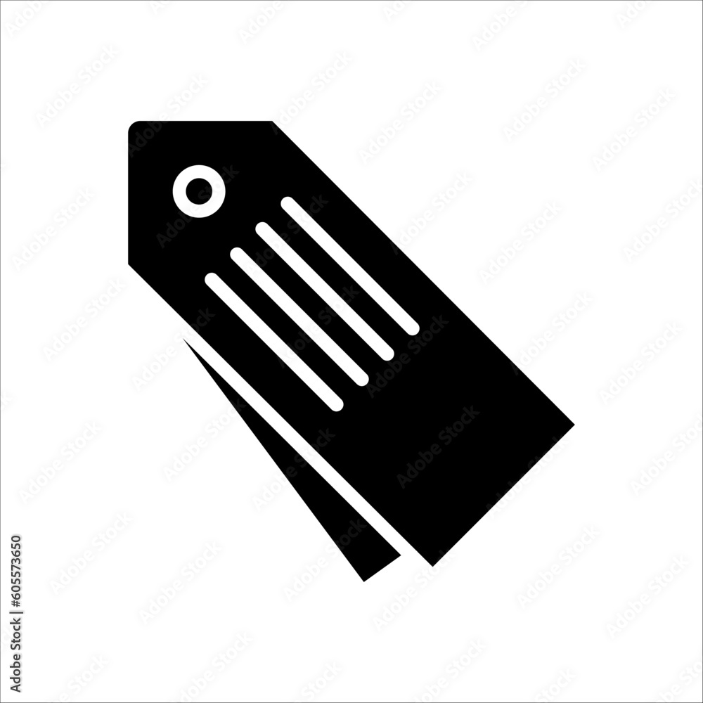 Poster solid vector icon for price tag which can be used various design projects.