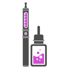 Electric cigarette logo icon design