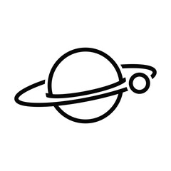 Galaxy icon vector design trendy