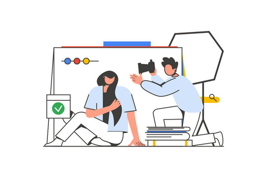 photographer taking photo of model in studio clip art preview