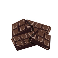 An Illustration of Chocolate Bar