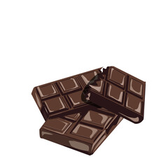 An Illustration of Chocolate Bar