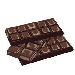 An Illustration of Chocolate Bar