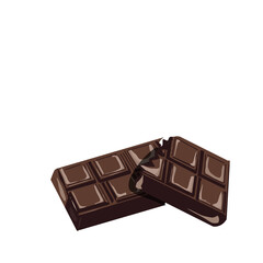 An Illustration of Chocolate Bar