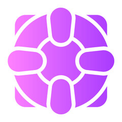 lifebuoy gradient icon