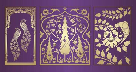peacock motif designs, textile , Rajasthan, royal India	