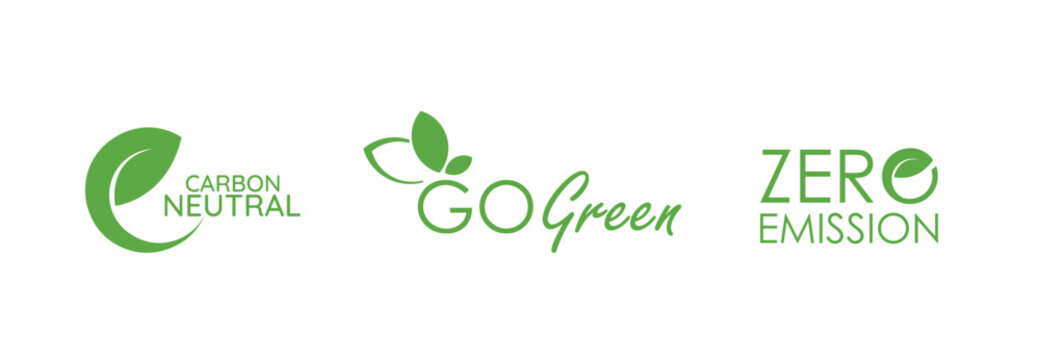 reducing CO2 emissions to stop climate change. green energy background	