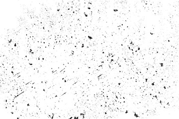 Stained grunge effect on a white background. Abstract scratched and stained grunge effect for backgrounds. Distressed background and gritty surface texture. Rusty metal and Grimy concrete surface.