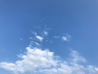 blue sky background with clouds. nature background