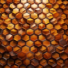 Honeycomb symmetry hexagonal pattern