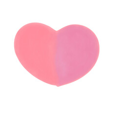 pink paper heart