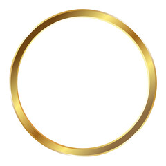 Golden ring frame unique design