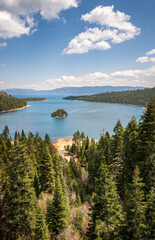 Fototapeta na wymiar The View at Emerald Bay State Park, Lake Tahoe