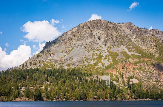 Mountain and Treeline at Lake Tahoe