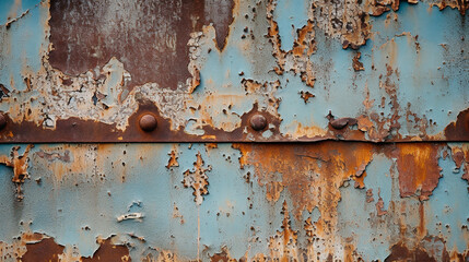 Rusty Metal Background Generated With AI 