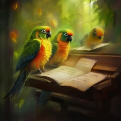 Melodic Conures: Celebrating Their Musical Talents