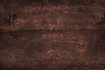 Wooden dark brown natural background. Wooden texture
