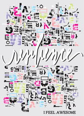 intricate print pattern