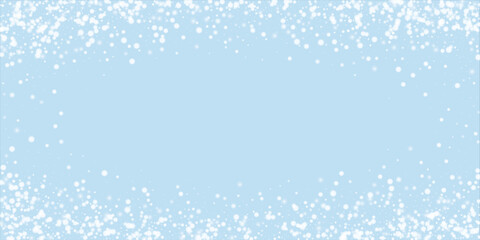 Falling snowflakes christmas background. Subtle