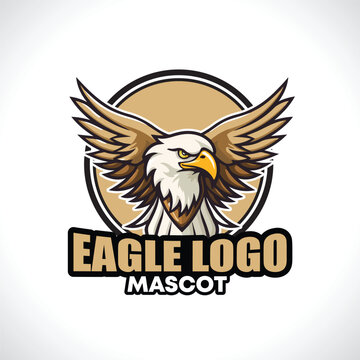 Eagle Mascot Logo Design Eagle Vector 