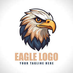 Eagle Mascot Logo Design Eagle Vector 