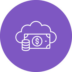Cloud Money Icon
