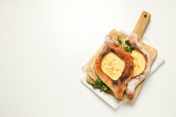 National Georgian cuisine food, flour product - Khachapuri