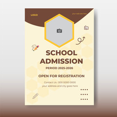 A School Admission Flyer Template