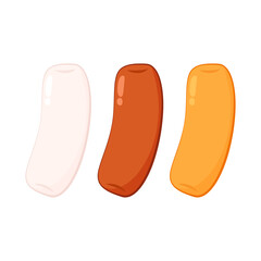 Tteokbokki Noodle vector. Korean food. Spicy rice cake. Tteokbokki logo design.