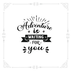 adventure is waiting for you svg tshirt design