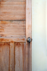 old wooden door