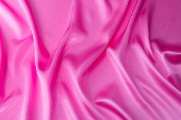 Close up of pink silk background