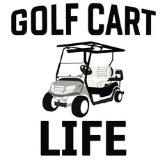 golf car t shirt design and art vector design.