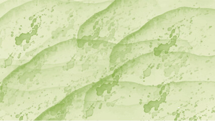 Abstract green watercolor background.Hand painted watercolor. vector